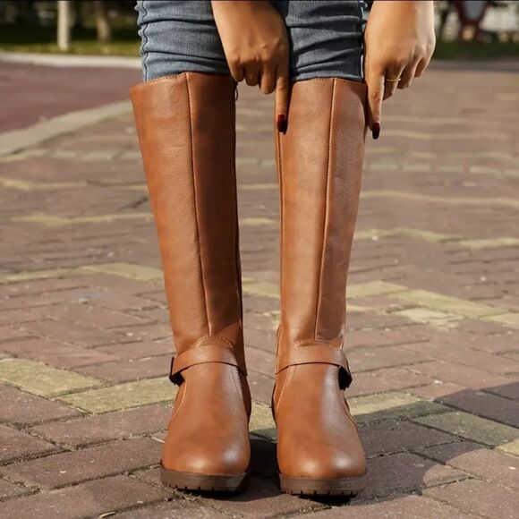 Western knee high riding boots sz 7 - Picture 7 of 16